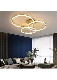 Đèn trần PAPE với 3 chế độ ánh sáng hiện đại trang trí nội thất sang trọng kèm điều khiển [ ẢNH THẬT 100% ].