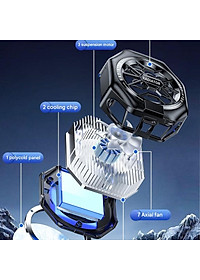Tản nhiệt sò lạnh Led TL05 Gaming siêu mát cho điện thoại hàng nhập khẩu