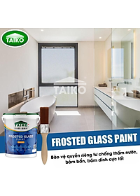 1 Kg Keo Sơn Mờ Kính Chống Nhìn Trộm TAIKOMI, Keo Sơn Bóng Mờ Kính Văn Phòng, Mờ Kính Cửa Sổ, Nhà Tắm, Phòng Ngủ