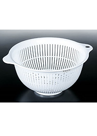 Bộ rổ chậu tròn Sanada Seiko, nhựa PP cao cấp bền đẹp và an toàn, cho thời gian sử dụng lâu dài - nội địa Nhật Bản