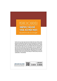 Những Vấn Đề Của Xã Hội Học - Questions De Sociologie (Bìa Cứng)