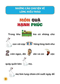 Truyện tư duy hình ảnh cho bé- những câu chuyện về lòng hiếu thảo, sự trung thực, khiêm tốn ( phát triển ngôn ngữ, trí tưởng tượng, khả năng quan sát.....