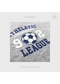 Quần thun bé trai Bigfox - Miss Meow quần dài cho bé họa tiết vui nhộn chất nỉ phong cách Âu Mỹ hình bóng đá 3-11