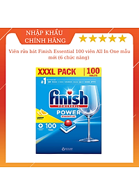 Viên rửa bát Finish All in one 90 viên hương chanh