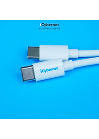 Cáp sạc siêu nhanh PD 100W iCybernet IC-1004 C to C chiều dài 1,2m - Hàng chính hãng