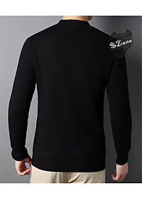 Áo len nam cổ cao 3cm hàng quảng châu vải len mềm mịn kiểu dáng hàn quốc