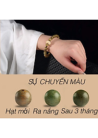 VÒNG TAY TỲ HƯU THU HÚT TÀI LỘC GỖ ĐÀN HƯƠNG XANH 8mm