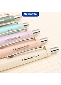 Combo 5/10/20 Bút gel B - Minimalist Butter Gel Thiên Long - Premium tip - Mực Xanh - Màu thân ngẫu nhiên