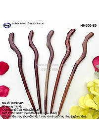 Trâm cài tóc bằng gỗ Cẩm Lai/Trắc (Đủ kiểu dáng) HH600 - phong cách cổ trang, điêu khắc sang chảnh HOT TREND cho nữ  - HAHANCO