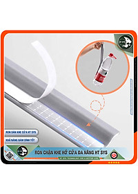 Ron Chặn Khe Cửa HT SYS - Chất Liệu PU Và PE Cải Tiến, Dài 2 Mét - Ron Dán Khe Cửa, Chân Cửa, Khung Cửa - Ngăn Gió Lùa, Cách Âm, Chống Bụi, Ngăn Côn Trùng, Chống Thoát Khí Điều Hòa, Chống Va Đập Cửa - Hàng Chính Hãng