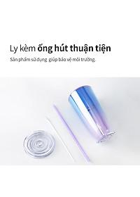 Ly nhựa Lock&Lock 2 lớp 750ml HAP522 - Hàng chính hãng kèm ống hút cọ rửa, cách nhiệt tốt, miệng rộng - JoyMall