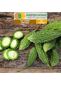 Hạt Giống Khổ Qua Greenhome, Gói 1gr~10 hạt, Dễ Trồng Quanh Năm, Nảy Mầm Cao, Thu Hoạch Nhanh, Năng Suất Cao T05