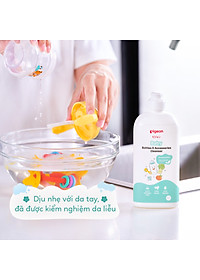 Nước Rửa Bình Sữa Và Phụ Kiện Pigeon Gốc Thực Vật 500ml/450ml