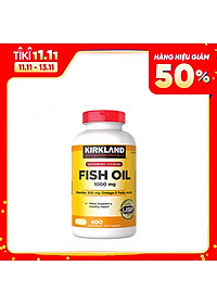 Omega 3 Mỹ Kirkland Signature Fish Oil 1000mg Hỗ trợ sức khỏe não bộ, hệ thần kinh, Tim mạch, Khớp, Bổ mắt, Làm đẹp da - OZ Slim Store