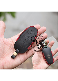 Bao da dành cho chìa khoá Hyundai SantaFe 2021 2022 FL handmade da thật 011
