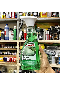 CHAI XỊT VỆ SINH LÀM SẠCH VÀ TRONG KÍNH LÁI CAO CẤP SONAX CLEAR GLASS 338241 500ML