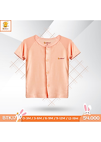 Áo sơ sinh cài giữa ráp lăn vải visco siêu mềm mại cho bé BTK17