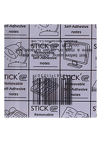 Lốc 6 Xấp Giấy Note Beautone (76.2 x 76.2 mm) - Vàng