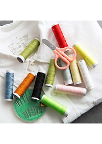 Hộp Kim Chỉ May Vá Quần Áo Xách Tay Mini 55 Món Du Lịch Tiện Lợi Giao Màu Ngẫu Nhiên - Hàng Loại 1 - Chính Hãng MINIIN