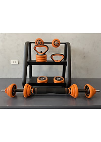 Bộ Tạ Tay Điều Chỉnh Đa Năng 4 IN 1 FED Tạ Gang Mã Niken loại 30kg --- Hàng Chính Hãng