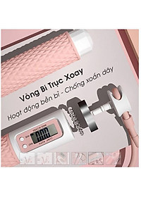 Dây Nhảy Không Dây Tích Hợp Tạ Sắt Tay Cầm Đếm Số Vòng,Quãng Đường,Calo Tiêu Thụ + Tặng Tô Vít Và Pin