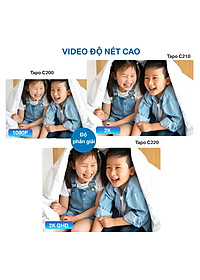 Camera Wifi TP-Link Tapo C220 Độ Phân Giải 2K QHD Quay/Quét 360 Độ Giám Sát An Ninh - Hàng Chính Hãng