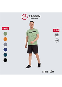 Bộ thể thao nam Fasvin AT20252.HN chất vải mềm nhẹ co giãn mát mẻ không bai không xù