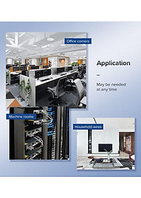 Ugreen UG60485LP124TK 5M cỡ 15mm băng dán Velcro màu đen ngang 1.5cm - HÀNG CHÍNH HÃNG