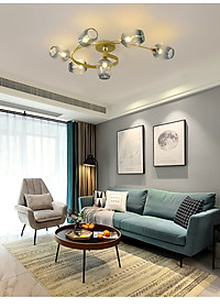 Đèn trần UVITO kiểu dáng sang trọng hiện đại - kèm bóng LED chuyên dụng