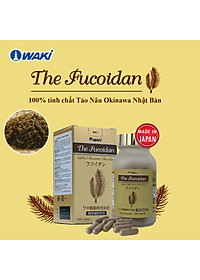 The Fucoidan - 100% Chiết Xuất Tảo Nâu Okinawa Nhật Bản Waki (90 Viên / Chai)