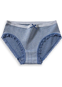 Combo 5 Chiếc Quần Lót Nữ Cotton Tăm Viền ren Xuất Nhật