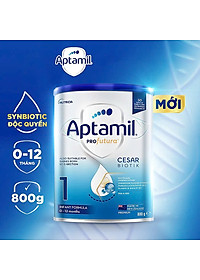 Combo 4 Sản phẩm dinh dưỡng công thức Aptamil Profutura Cesarbiotik 1 Infant Formula (Dành cho trẻ từ 0 - 12 tháng tuổi) - 800g