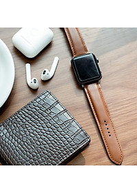 Dây Đồng Hồ Da Bò Italy Cao Cấp Màu Vàng Bò Size 14/16/18/20/22mm - Dây Da Đồng Hồ Da Bò Thật 100%, Bảo Hành 12T