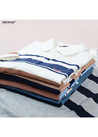 Áo Polo Nam VIỆT PHÁP Form Luxury - Thun Sọc TC Túi , lịch lãm, sang trọng 3804