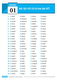 Bài Tập Phát Âm Trọng Âm Tiếng Anh - Ôn Thi Vào Lớp 10 Và 10 Chuyên