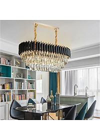 Đèn thả mâm MONA pha lê phong cách hiện đại trang trí nhà cửa sang trọng - (101).