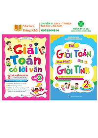 Sách - Combo 2 cuốn Giải Toán Có Lời Văn Lớp 1-2-3 - Toán Đố Lớp 1-2-3 và Giỏi Toán Giỏi Tính - Toán Lớp 1-2-3