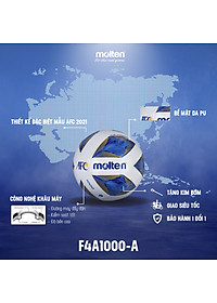 Bóng đá Molten F4A1000-A số 4 - Chính hãng