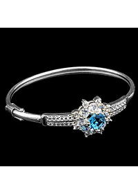 lắc tay kiềng bạc nữ ltu313 BẠC HIỂU MINH