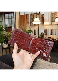 Bóp Nam Da Cá Sấu Thật 2 Mặt. GÙ CÁ SẤU NGUYÊN CON LỚN SIÊU ĐẸP