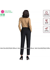 Quần âu nữ công sở Hiền Trần BOUTIQUE vải trượt Thái mềm mại, co giãn, tôn dáng chuẩn VNXK