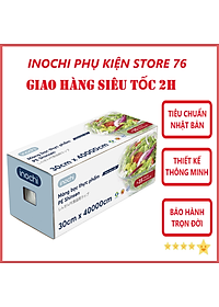 Màng Bọc Thực Phẩm , Đồ Ăn PE Shinsen Đạt Tiêu Chuẩn Tiêu Dùng Nhật Bản Đảm Bảo An Toàn Cho Người Sử Dụng - Chính Hãng inochi ( Tặng kèm khăn lau pakasa)