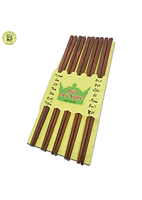 Dụng Cụ Nhà Bếp - Đũa Gỗ Cẩm Hồng - Đồ Dùng Gia Dụng Nhà Bếp Bằng Gỗ (05 Đôi / Vỉ)