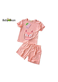 Đồ Bộ Thun Lạnh Tay Ngắn BÉ SƠ SINH GÁI BabyBean MÀU NGẪU NHIÊN (6kg-16kg)