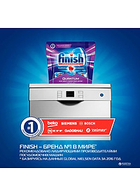 Túi 60 viên rửa chén Finish Quantum Max Dishwasher Tablets PTT025459