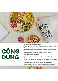 Trà Dưỡng Nhan 7 Vị SIÊU THỊ THIÊN NHIÊN Hỗ Trợ Giảm Cân, Dưỡng Da, Bổ Sung Các Loại Vitamin Hộp 30 Gói