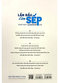 Lần Đầu Làm Sếp - Your First Leadership Job