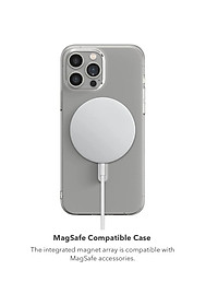 Ốp lưng kháng khuẩn chống sốc hỗ trợ sạc Maqsafe cho iPhone 14 Pro Max (6.7 inch) hiệu ZAGG Gear4 Crystal Clear Case (siêu mỏng 1.5mm, kháng khuẩn cho tay, chống sốc độ cao 4m, vật liệu tái chế thân thiện với môi trường) - hàng nhập khẩu