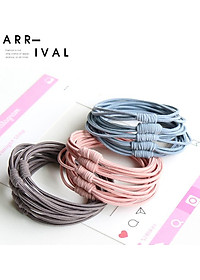 Combo 10 dây buộc tóc Hàn Quốc màu basic