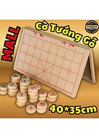 [GỖ TỰ NHIÊN CAO CẤP] Bộ cờ tướng gỗ sồi cao cấp kích thước 40 x 35cm, Bộ cờ tướng cao cấp khắc nét tinh xảo có bàn là hộp đựng gấp gọn - Hàng chính hãng D Danido